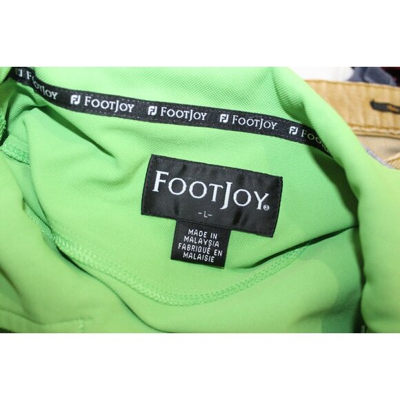 FootJoy‎ Mens Green Short Sleeve Polyester Golf Polo L - Picture 6 of 6
